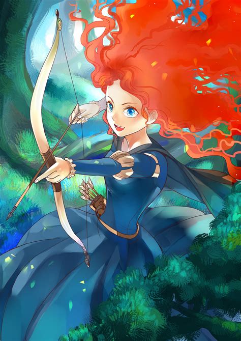 Brave Merida Disney Art Disney Fan Art Disney Brave