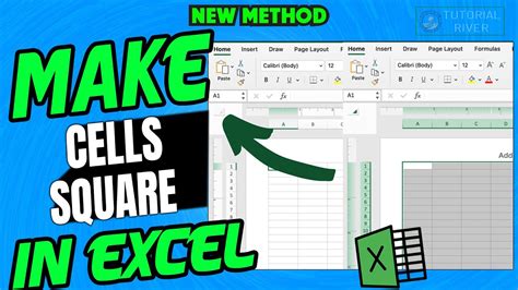 Excel Square Cells 2024 How To Make Cells Square In Excel Quickand Easy Youtube