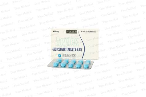 Acylex 400mg Tablets Time Medical