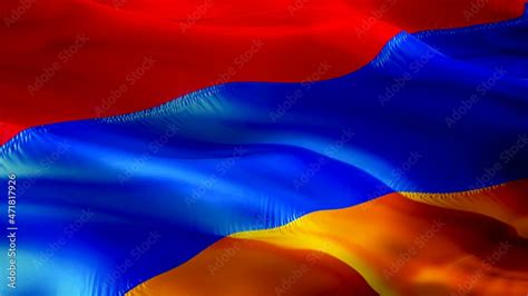 Armenia Flag Video National 3d Armenian Flag Slow Motion Video