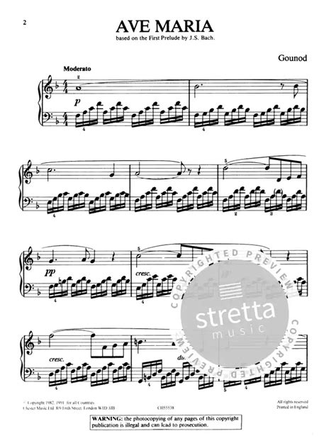 Ave Maria Easy Piano No 38 Von Charles Gounod Et Al Im Stretta Noten Shop Kaufen