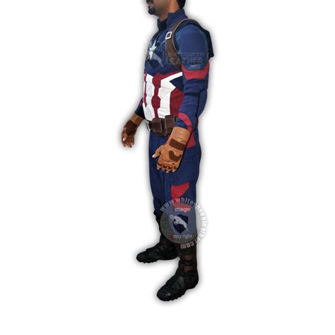 Captain America Civil war Steve Rogers Full Costume suit ( Textured ...