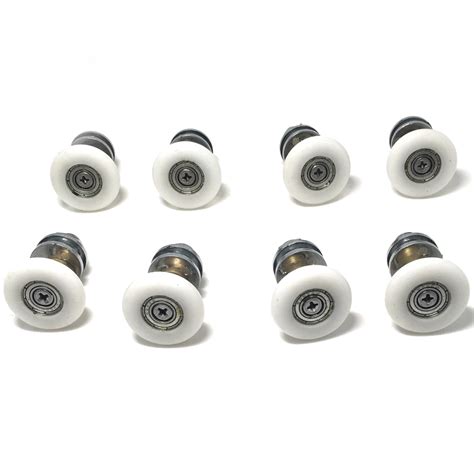 Shower Door Wheels 25mm Shower Door Rollers 8pcs( glass hole 12mm )-in ...