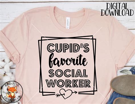 SVG Files Cupid S Favorite Social Worker Svg Teacher Shirt Svg Teacher