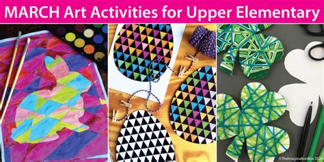 March Art Activities for Upper Elementary - The Imagination Box