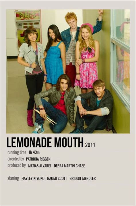 lemonade mouth | Film posters minimalist, Iconic movie posters, Movie ...