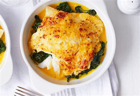 Smoked Haddock Rarebit Recipe With Spinach Olivemagazine