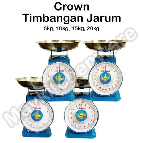 Jual Timbangan Besi Crown Kg Kg Kg Kg Stainless Jarum Analog