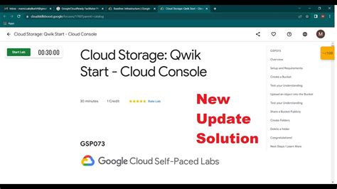 Updated Lab Cloud Storage Qwik Start Cloud Console Qwiklabs