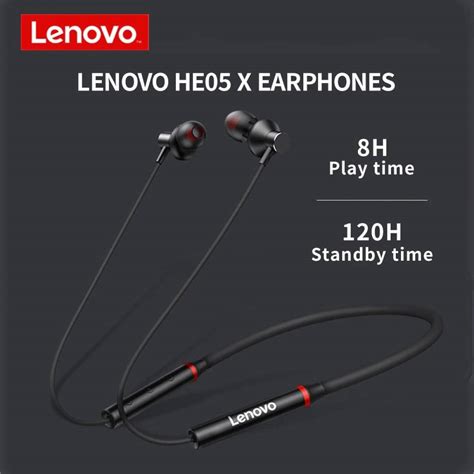 Lenovo He X Magnetic Neckband Bluetooth Ear Green Life