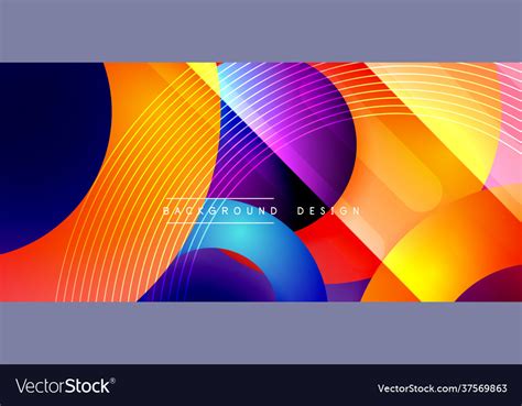 Color Block Abstract Background Dynamic Royalty Free Vector