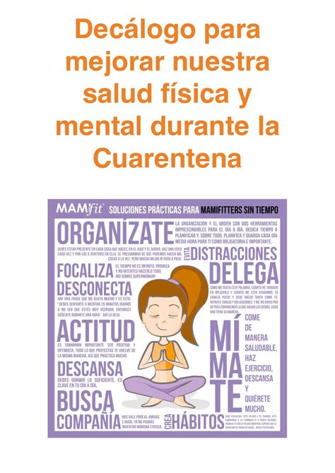 Calaméo Decálogo Para Mejorar Nuestra Salud Física Y Mental Durante