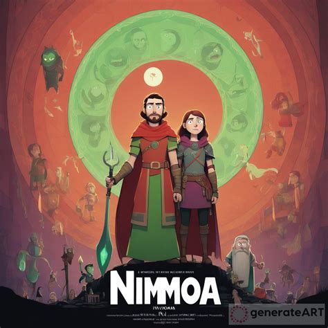 Stunning Nimona Pixar Movie Poster | GenerateArt