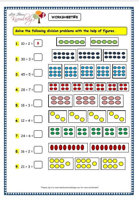 Division 3rd Grade Math Worksheets