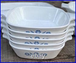 Vintage Corning Ware Blue Cornflower Set - Vintage Corning Ware