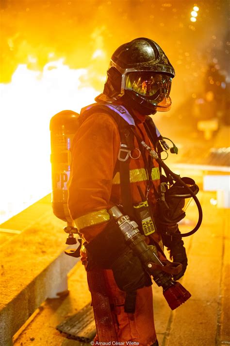Fireman in paris riot – Artofit