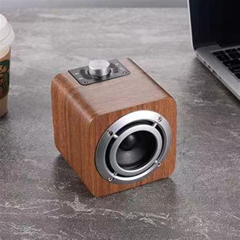 Mini Wooden Portable Subwoofer Retro Bluetooth Speaker