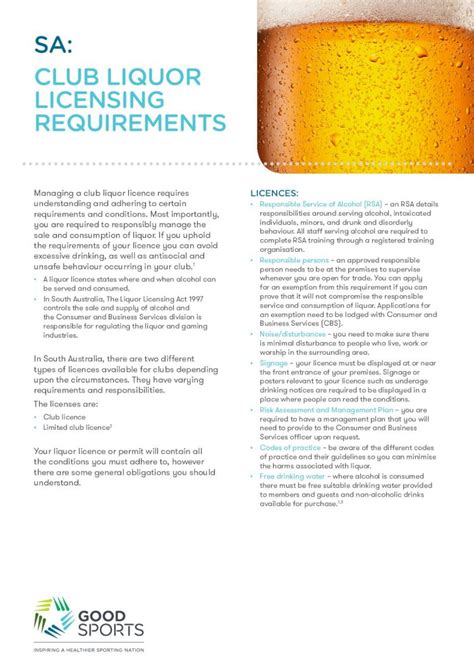 PDF SA CLUB LIQUOR LICENSING REQUIREMENTS A Liquor Licence