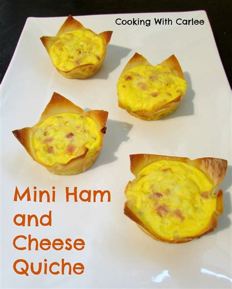 Cooking With Carlee: Mini Ham and Cheese Quiche