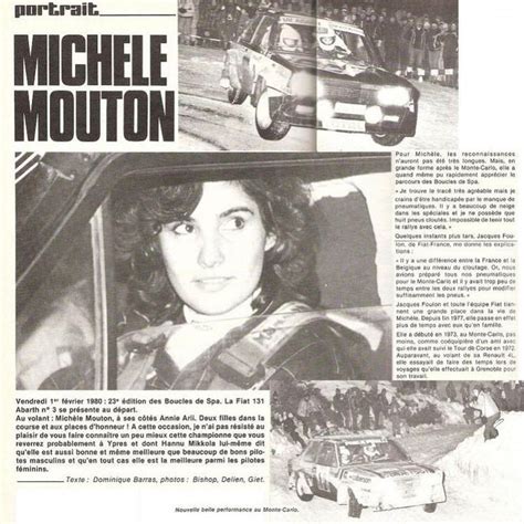 Rétro de Michèle MOUTON Page 11 Histoires du sport automobile