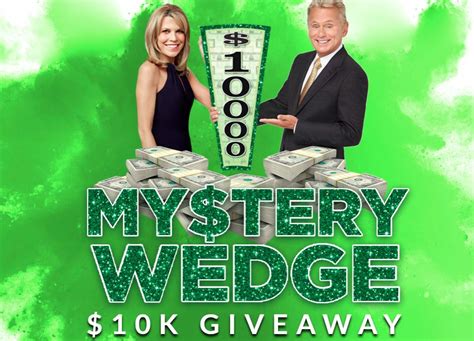 Wheel of Fortune Mystery Wedge $10K Giveaway