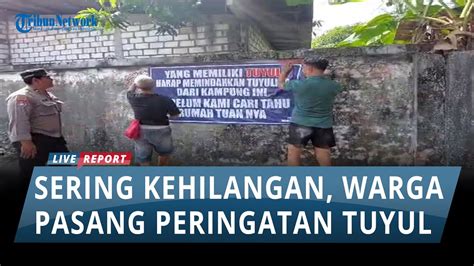 Warga Vs Tuyul Di Lamongan Sampai Muncul Spanduk Peringatan Untuk