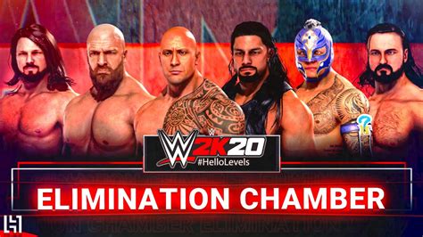 Wwe 2k20 Elimination Chamber Match Gameplay Ft Rey Mysterio Triple H