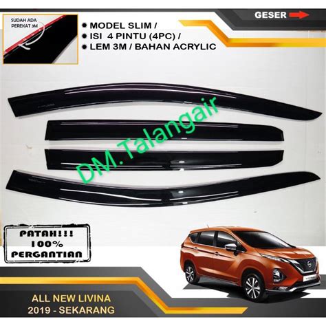 Jual Talang Air Mobil Nissan All New Livina THN 2019 2022 Model Slim