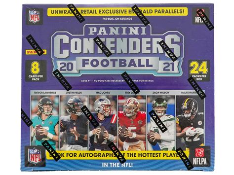 2021 Panini Contenders Football 24 Pack Retail Box Da Card World