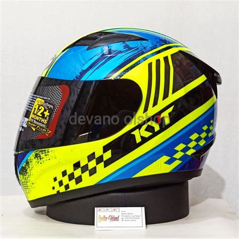 Jual Kyt R10 Helm Kyt R10 Original Motif Aquamarine Dan Solid