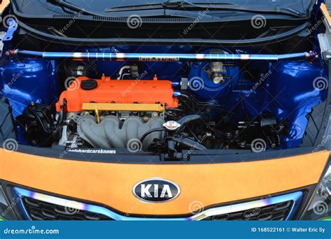 Kia Car Engine At Bumper To Bumper 15 Car Show Editorial Photo Image