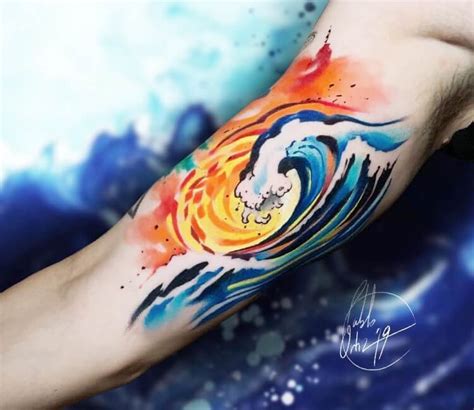 Kanagawa Wave tattoo by Pablo Ortiz Tattoo | Photo 28858