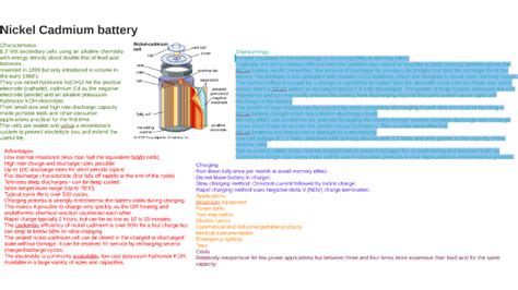 Nickel Cadmium battery by Savannah Dooley on Prezi