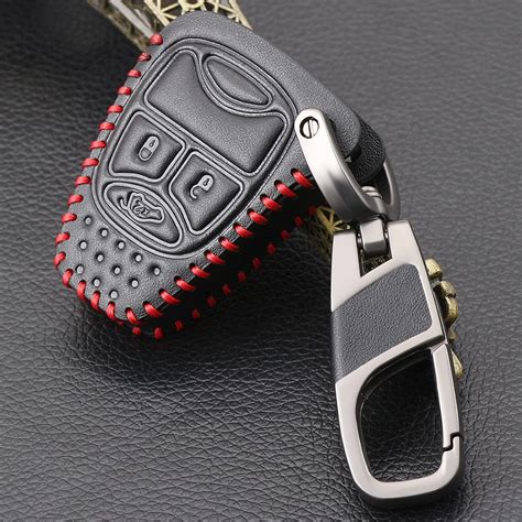 Vciic Leather Men Car Key Bag Case Cover Key Holder Chain For Jeep For