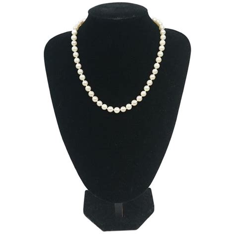 Collana Di Perle Nihama Con Chiusura In Oro Bianco 750 Lunghezza Cm