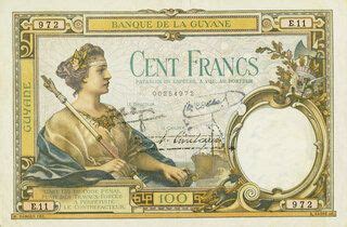 100 Francs French Guiana Numista