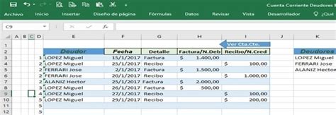 Excel Cursos Y Plantillas Contables Como Hacer Cuenta Corriente De