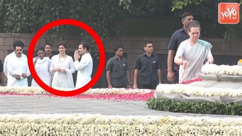 Sonia Gandhi Rahul Gandhi Priyanka Gandhi Remembers Rajiv Gandhi 75th