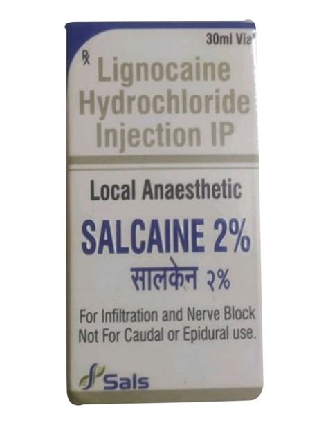 Lignocaine Hydrochloride I P Local Anaesthetic Injection 30ml