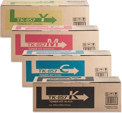 Kyocera Part Tk 857c Tk 857k Tk 857m Tk 857y Toner