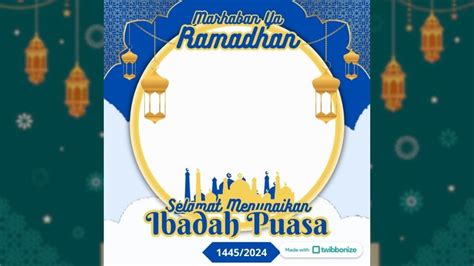 Twibbon Ramadhan Ucapan Selamat Puasa Ramadhan H