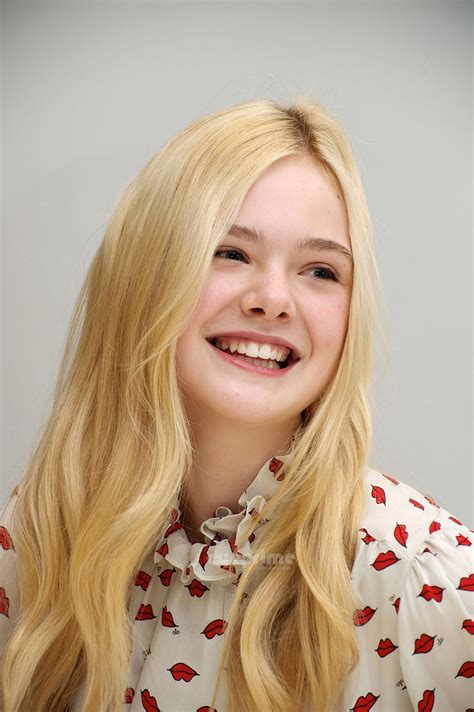 Elle Fanning Cute Smile Telegraph