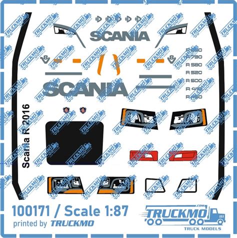 Scania Fahrzeugdetails Decals TRUCKMO Truck Models Your Truck