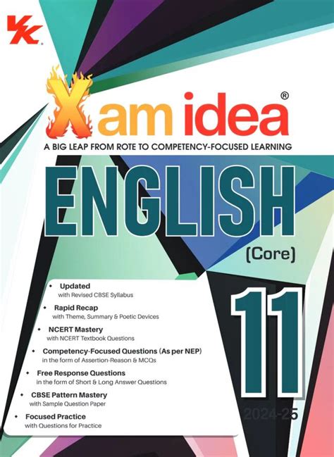 Raajkart Xam Idea CBSE Chapterwise Question Bank English Core For