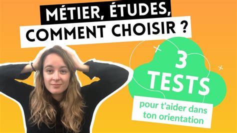 Les Tests D Orientation Quel M Tier Est Fait Pour Toi Quelles