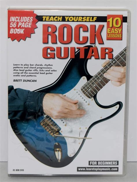 Amazon.com: 10 EASY LESSONS ROCK GUITAR DVD AND BOOKLET IN CASE : N/A ...