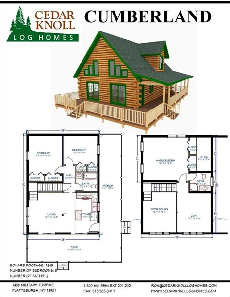 log home plans and kits – Cedar Knoll Log Homes | Cabin house plans ...