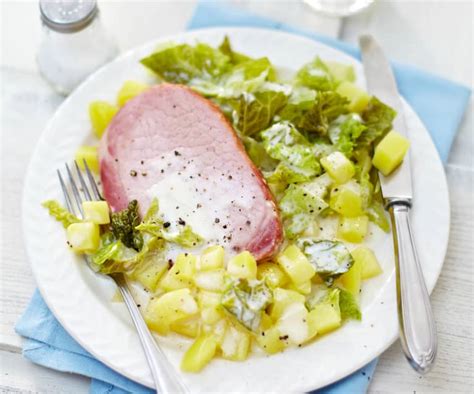 Kasseler Auf Wirsing Mit Kartoffeln Und Frischk Sesauce Cookidoo