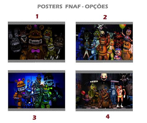 Kit Festa Five Nights At Freddys Fnaf 87 Itens Elo7