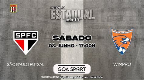 Sub S O Paulo X Wimpro Campeonato Estadual Futsal A Youtube